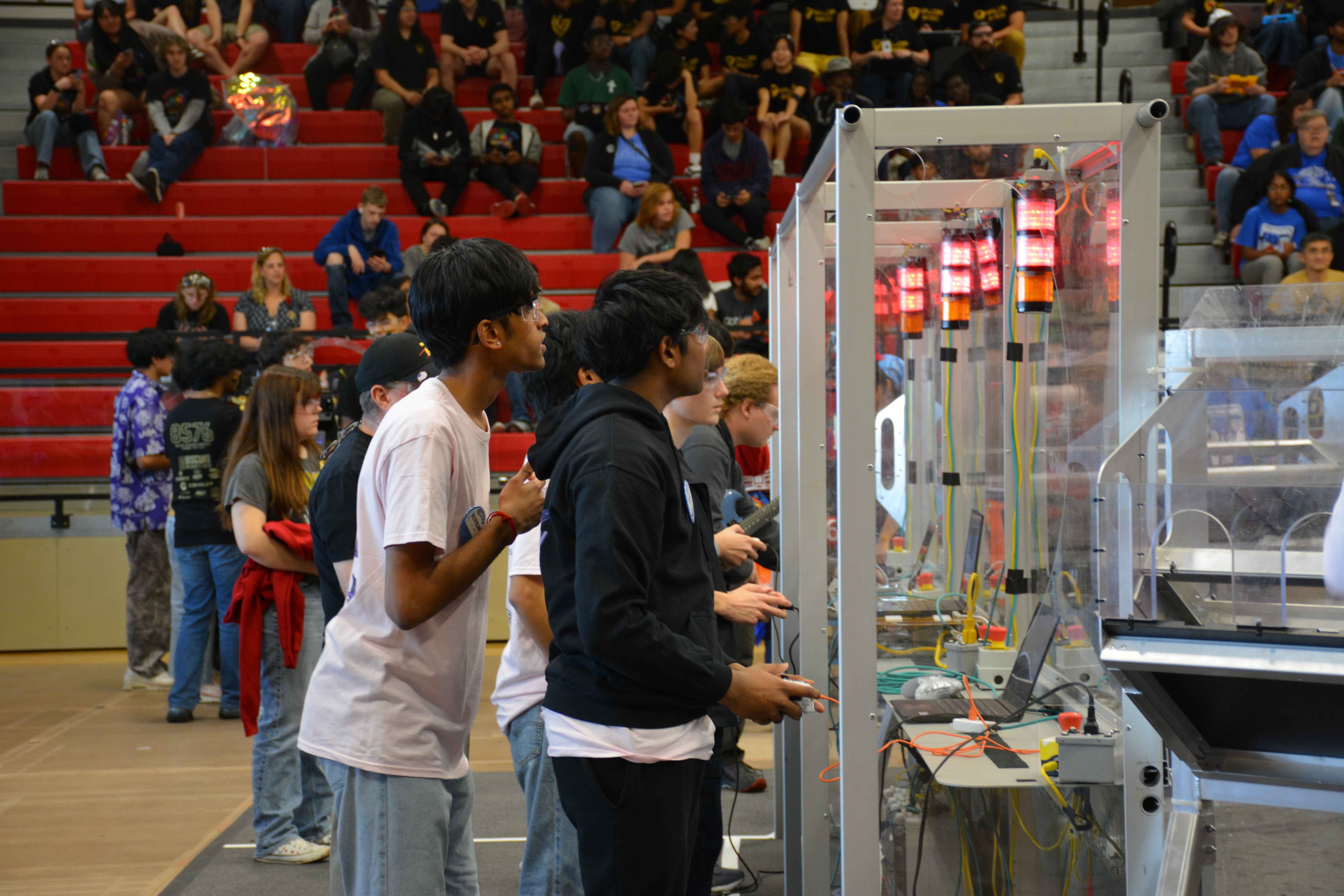Singularity Robotics team at competition