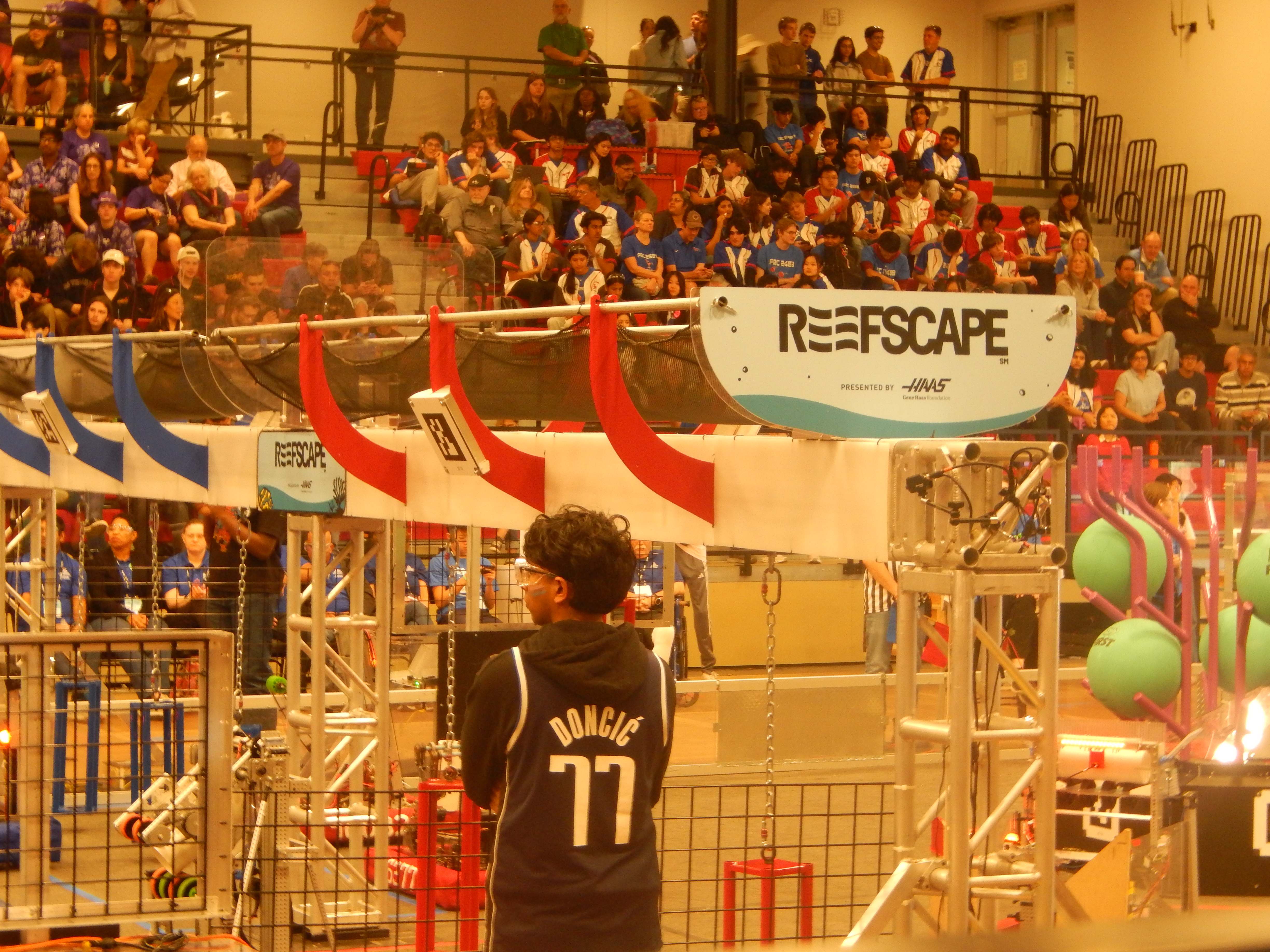FRC Competition with audience and competition field