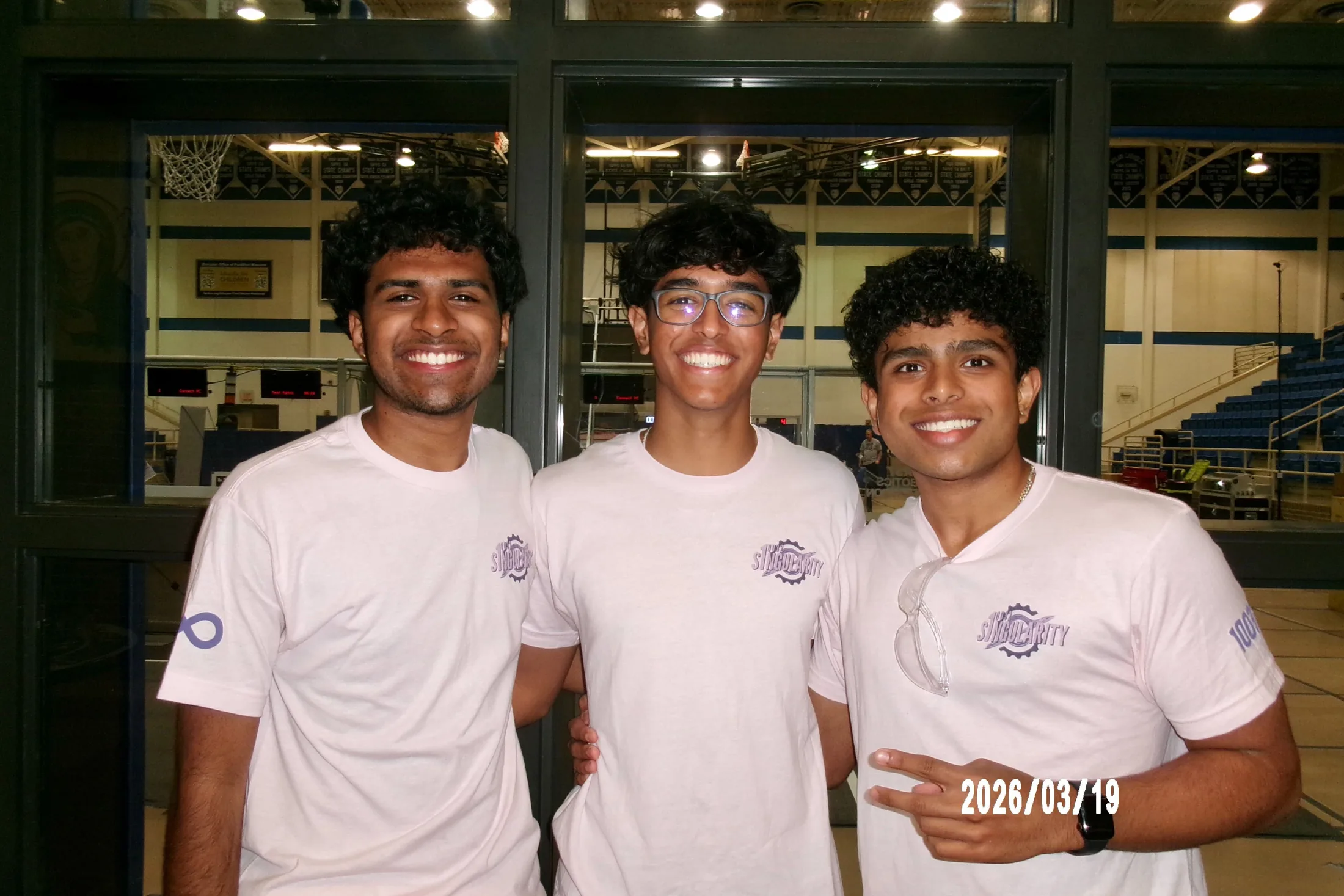 Three members at a build event
