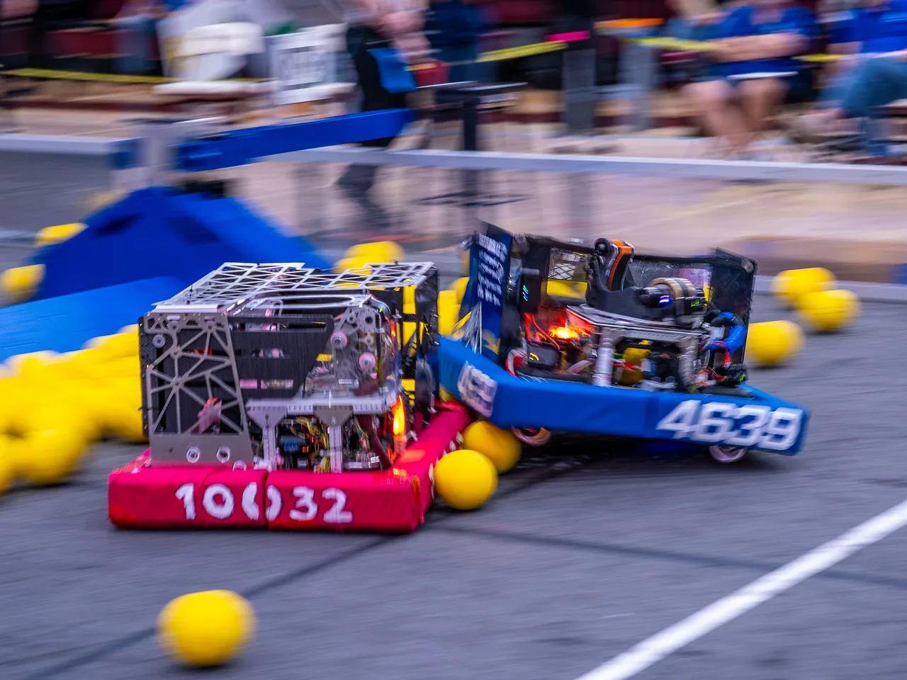 ORION mid-match on the field