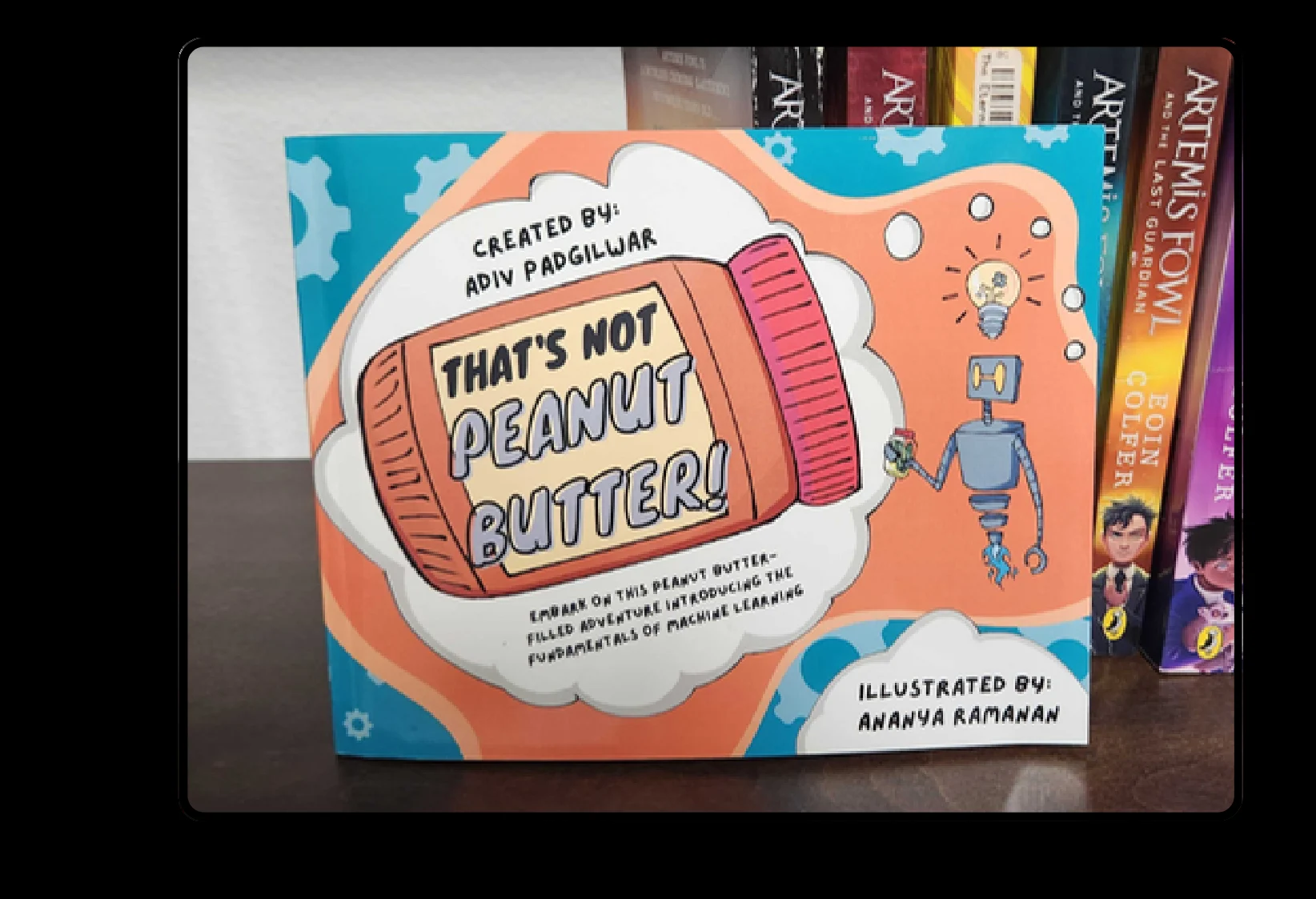 That's Not Peanut Butter! on a bookstore shelf