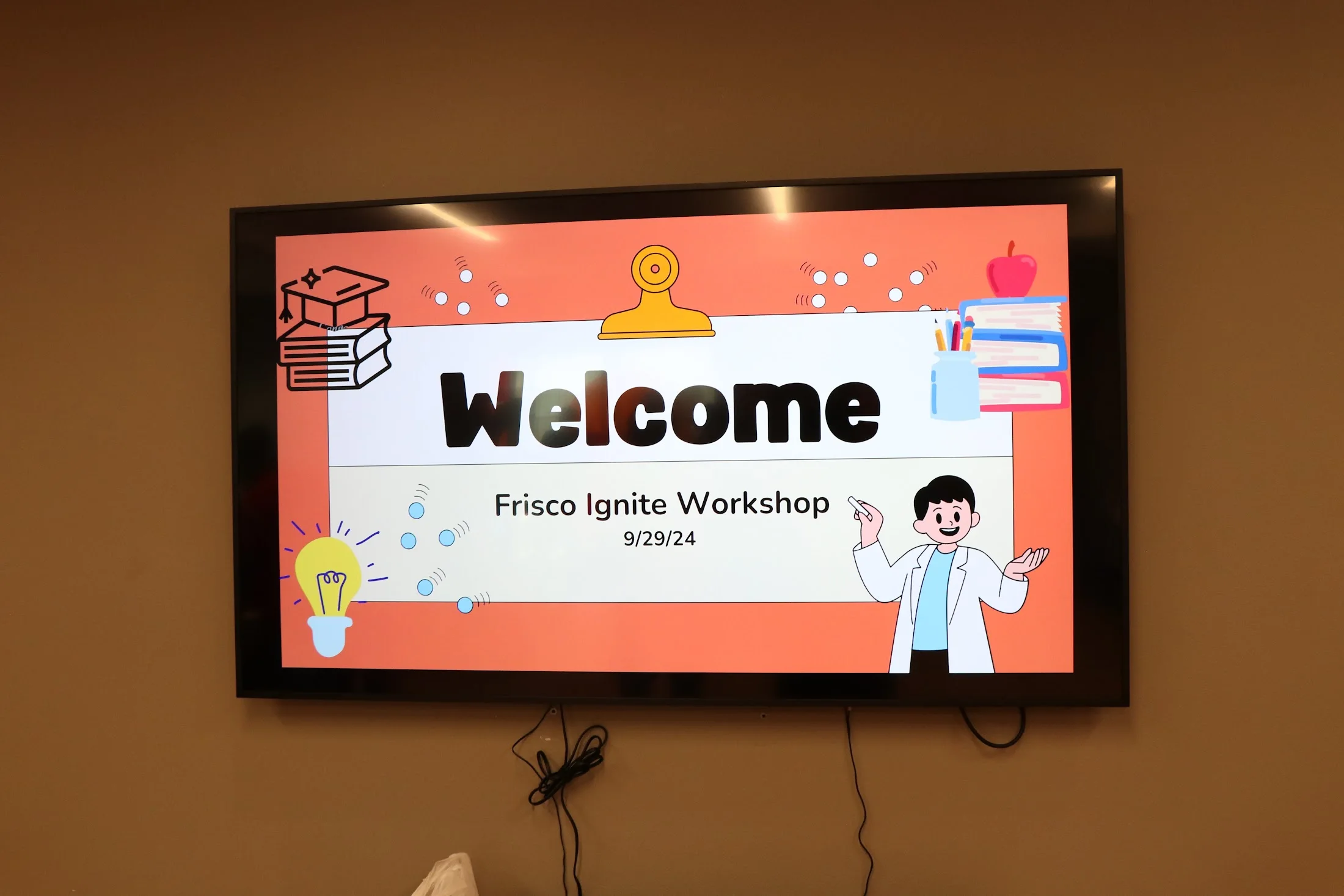 The Frisco Ignite workshop welcome screen