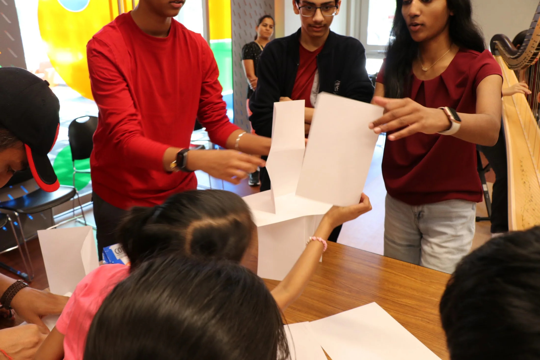 Building a paper tower